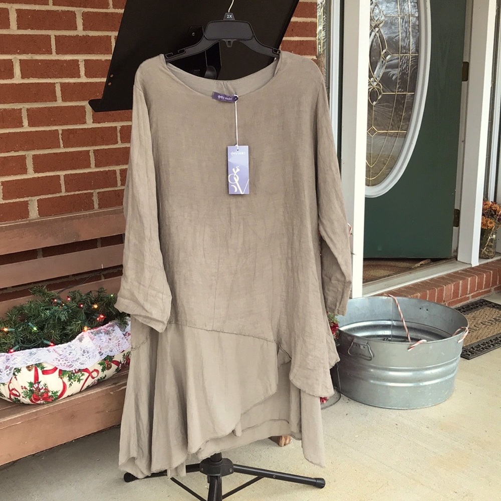 NWT Beige Light Muslin Dress